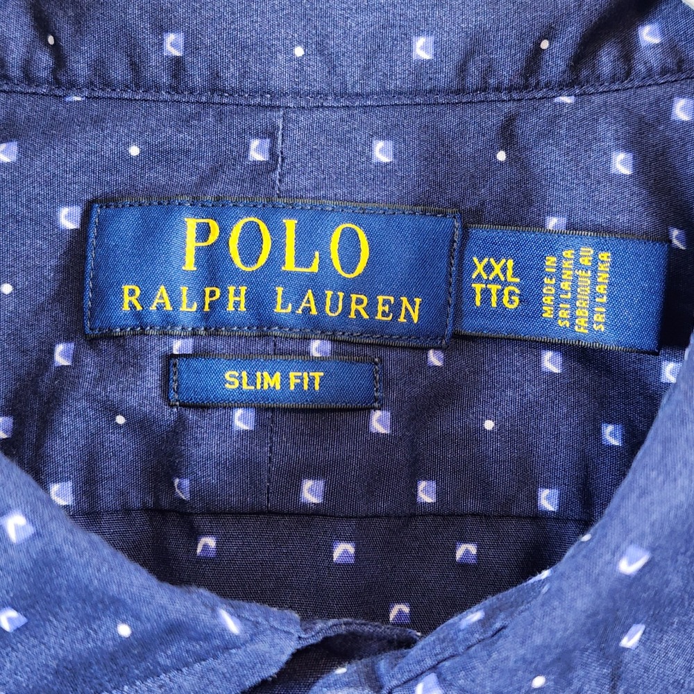 Polo Ralph Lauren Men's Preppy Old Money Slim Fit‎ Button Shirt Size XXL - Picture 3 of 10